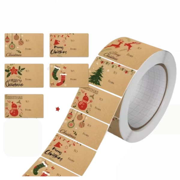 Self-Adhesive Christmas Gift Labels ( 30 PCS )