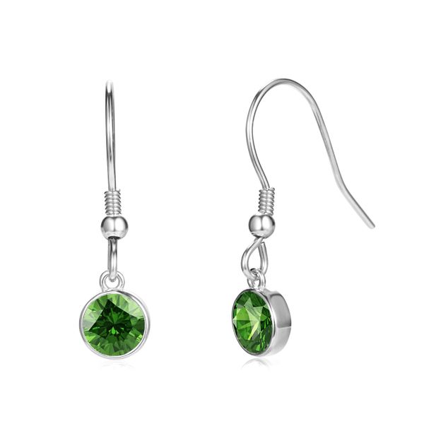 Crystalize 925 Silver August Birthstone Earrings with Swarovski Crystal