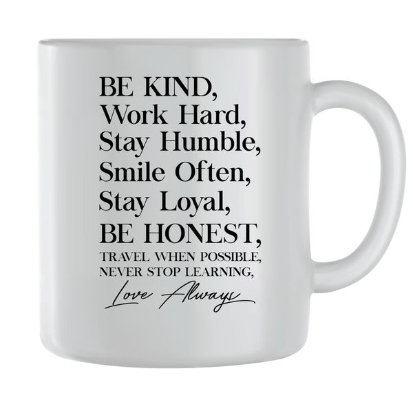 Kind Coffee Mugs for Men Women with Motivational Saying Graphic Cup Gift204