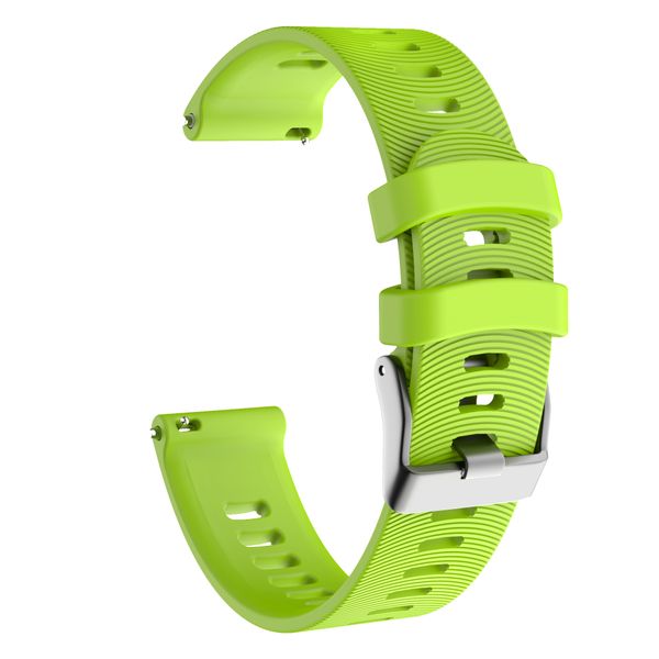 Silicone Strap for Garmin 645/245/Vivomove/S40-Lime Green