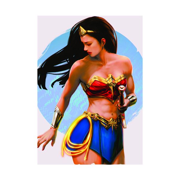 Young Wonder Women Abstract Painting - A1 Poster