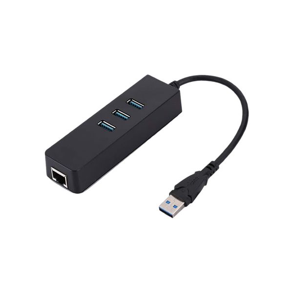 High Speed 3 Ports USB 3.0 Gigabit Ethernet LAN RJ45