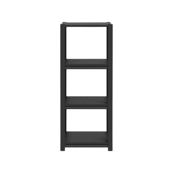 4-Tier Multi-Purpose Storage Shelf - 40x40cm - Black