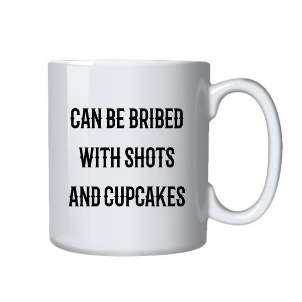 Shots and Cupcakes Coffee Mug - Best Funny Novelty Cup Gift Idea for