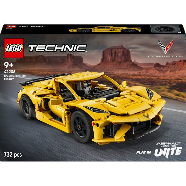 LEGO® Technic Chevrolet Corvette Stingray Car Model Kit Vehicle Toy 42205