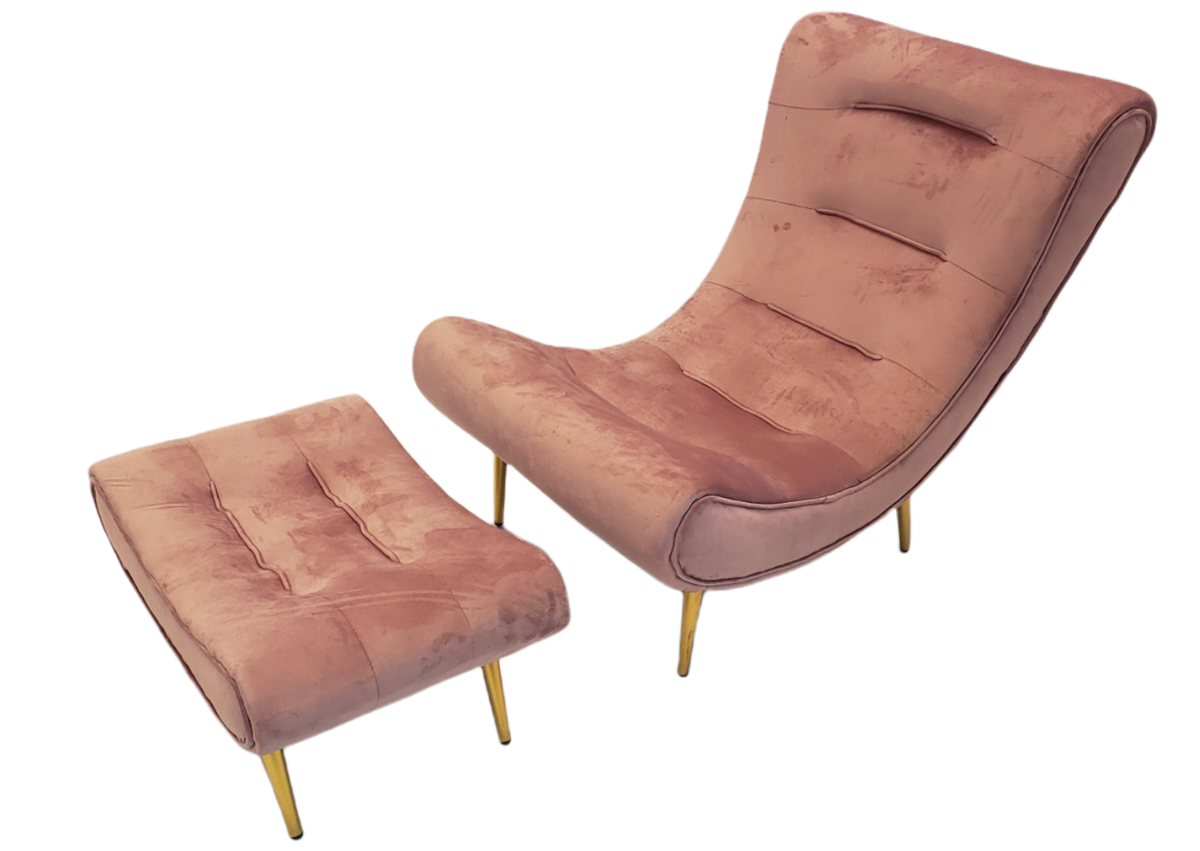 Imola Velvet Lounge Chair Shop Today. Get it Tomorrow!