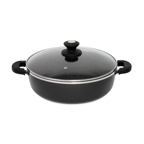 Schumann 40cm Low Casserole Black