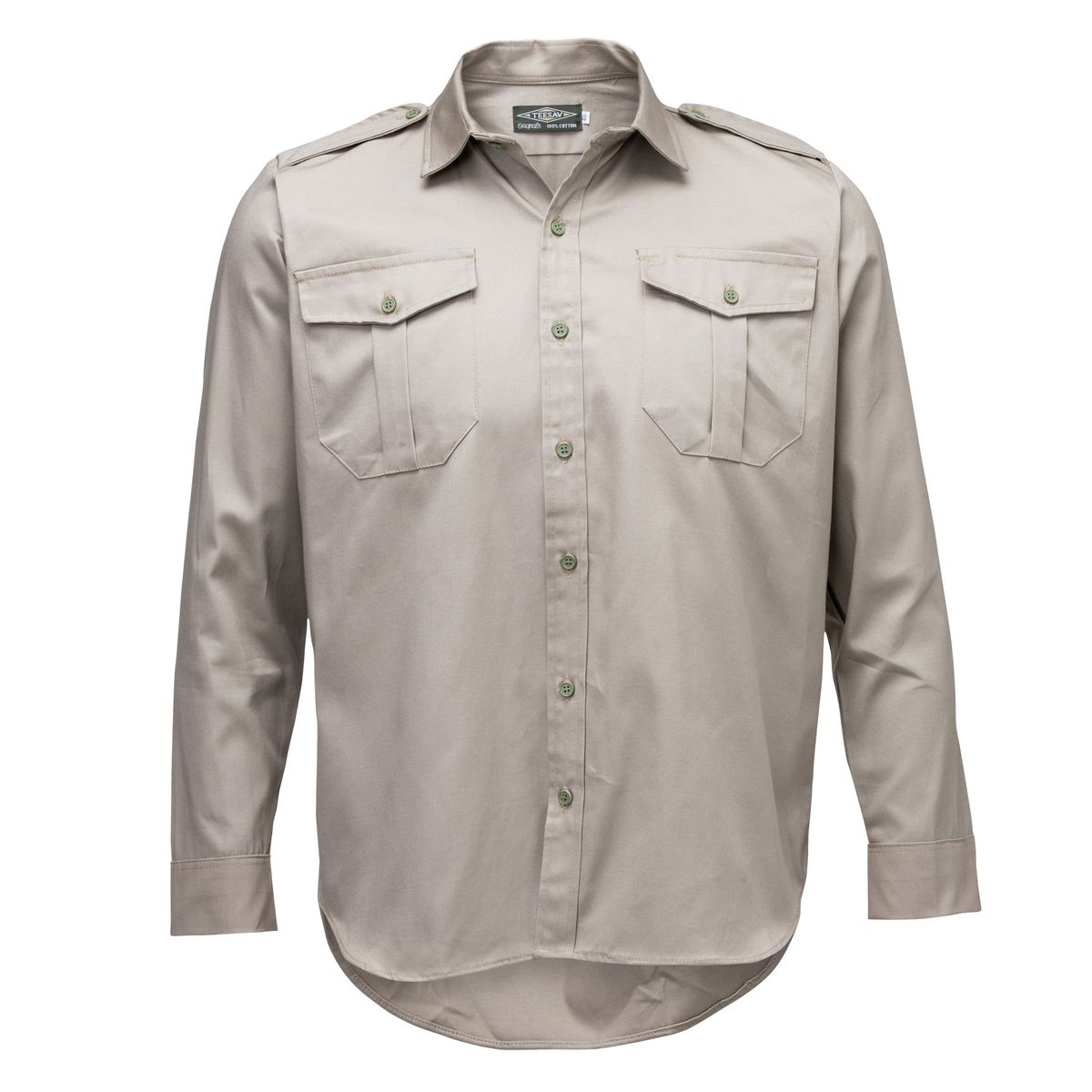 Teesav - Mens Long Sleeve Full Button Shirt | Shop Today. Get it ...