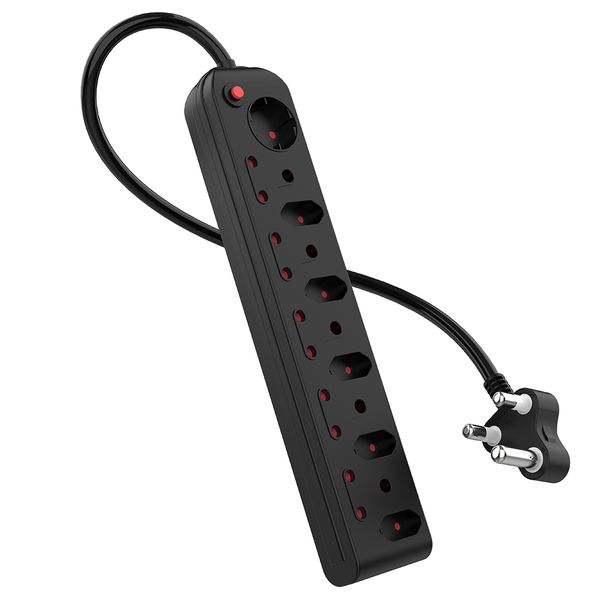 11Way Mutliplug 1Xschuko, 5X16A, 5X5A ,Fire Resistant