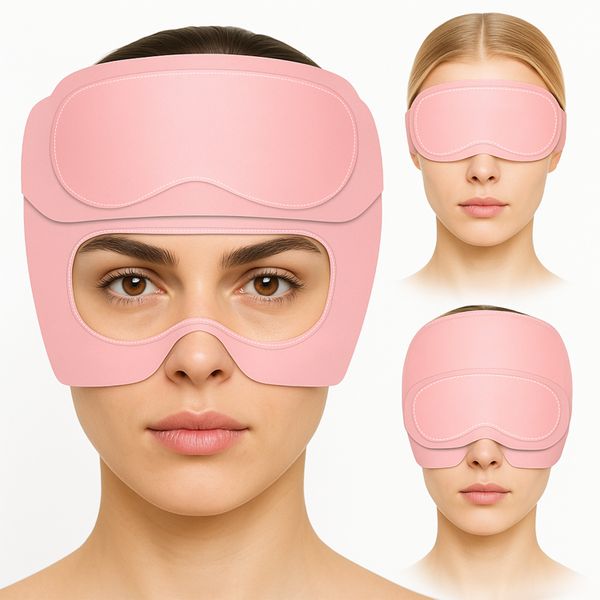 Migraine Relief Cap with Adjustable Eye Mask &amp; Cooling Gel - 360