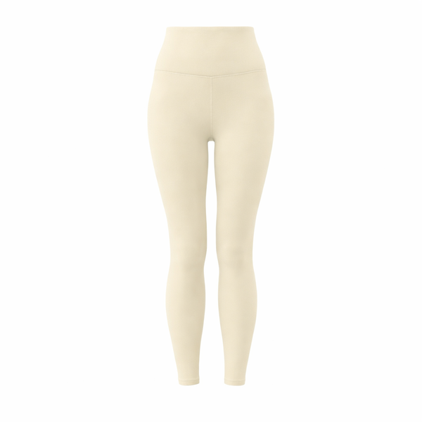 High Elastic High Waist Yoga Pants - Small - White