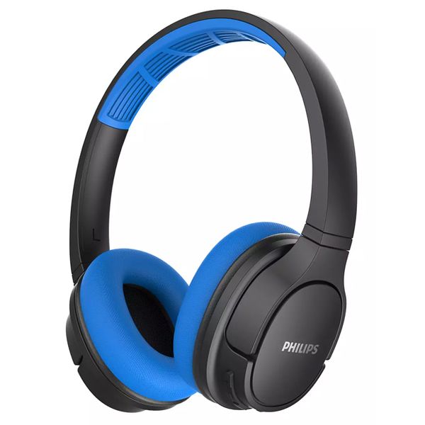Philips TASH402 On-Ear Wireless Sport Headphones With Mic - Blue