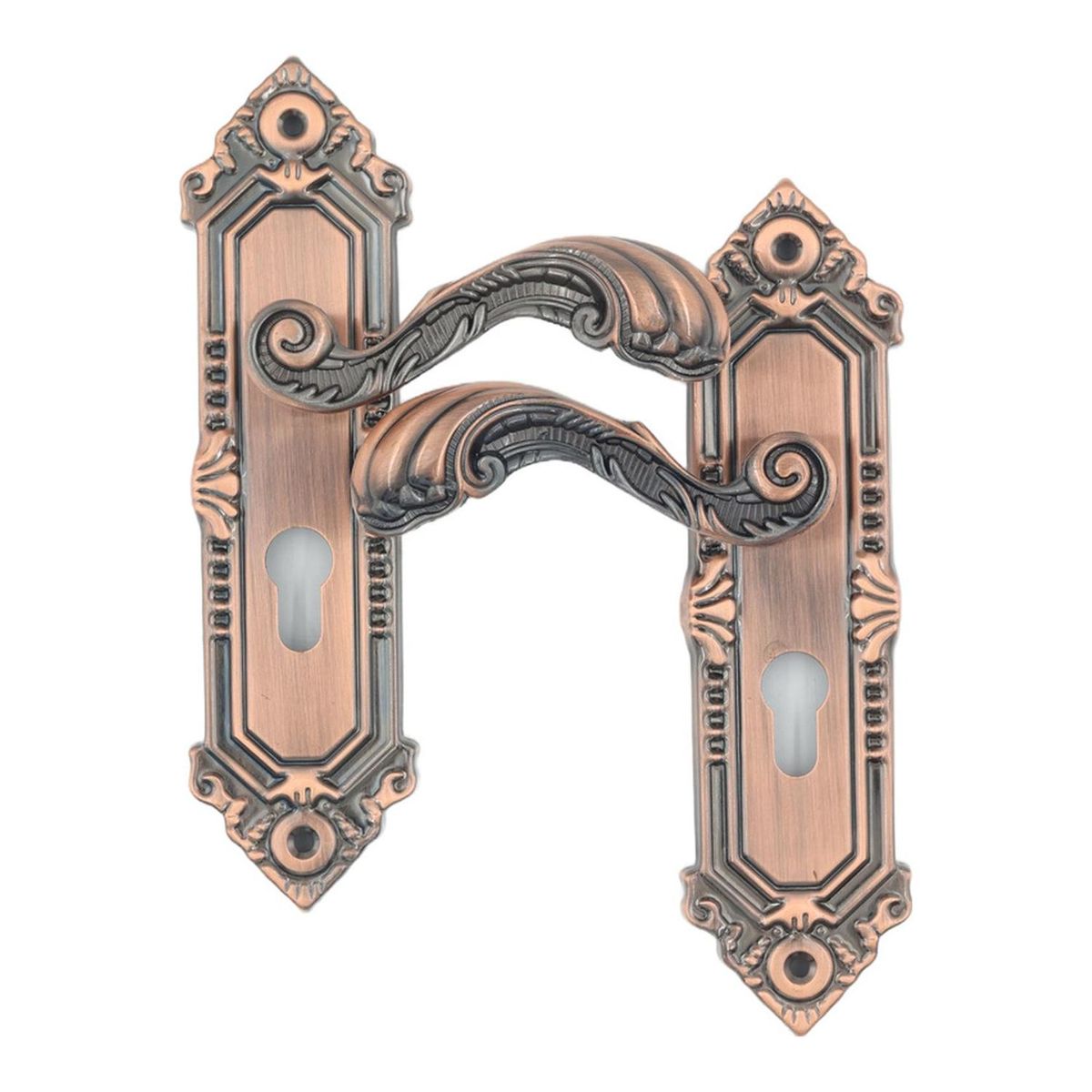 AIYI Door Lock Set with Cylinder and Antique Handles AY199-023