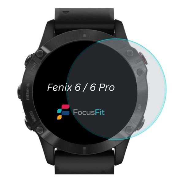 FocusFit Tempered Glass Screen Protector for Garmin Fenix 6/6 Pro
