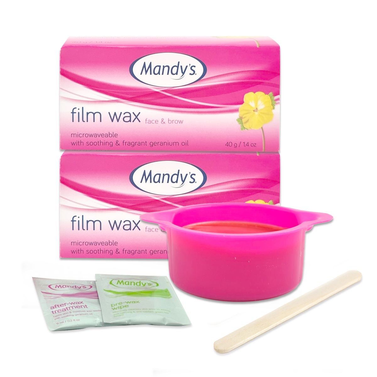 2 x 40 g Mandy's Film Wax Shop Today. Get it Tomorrow!