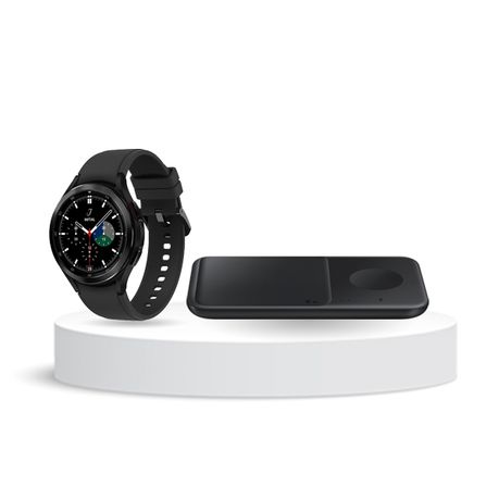 Samsung Galaxy Watch4 Classic R0 Bt Smartwatch 42mm Black Samsung Wireless Charger Duo Buy Online In South Africa Takealot Com