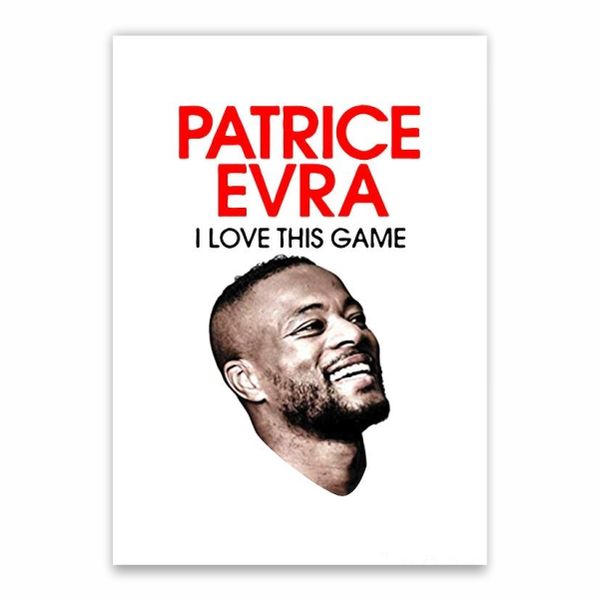 Patrice Evra I Love This Game Poster - A1