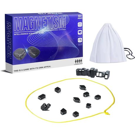 Magnetic Strategy Boardgame 20 Piece Portable Magnet Game for Family - Kids Image