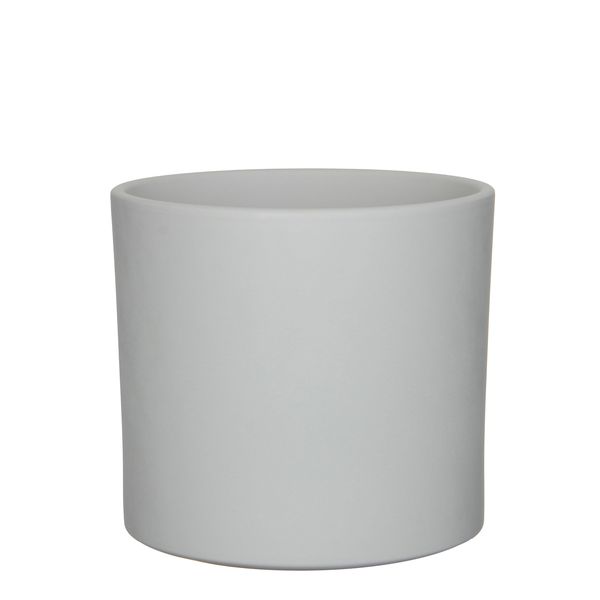 Era pot Round Light Grey Matt