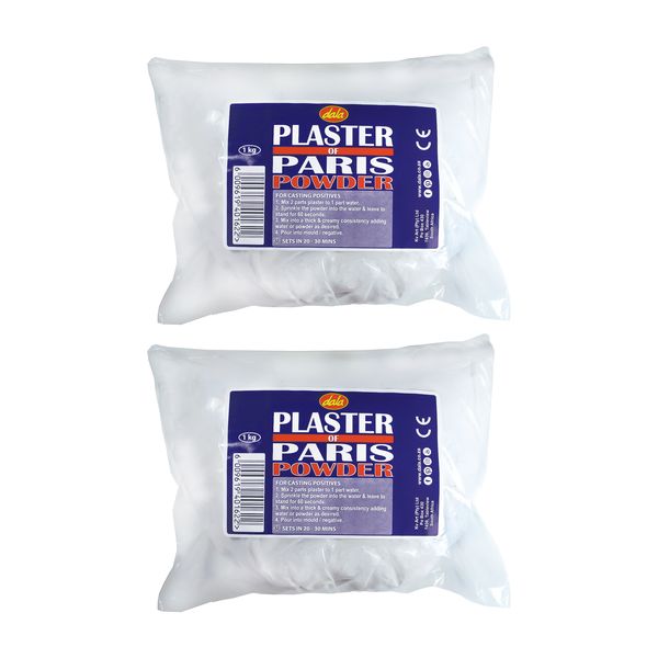 Dala Plaster Paris 1kg bag Twin pack