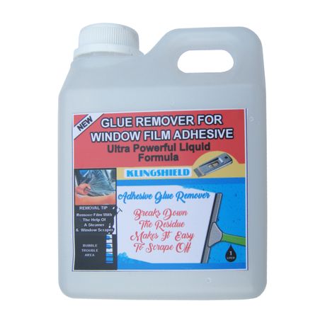 WINDOW TINT GLUE REMOVER & GLASS CLEANER