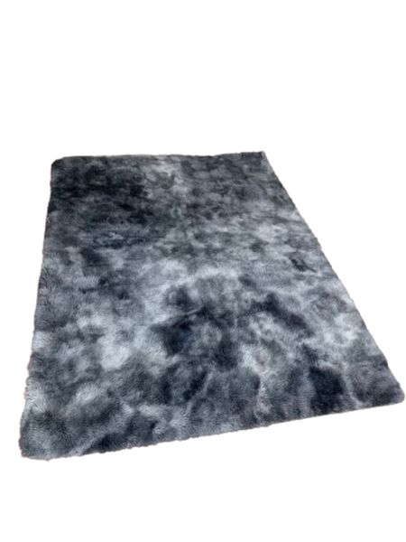 Shaggy Carpet Dark Blue Rainbow 150cm x 200cm