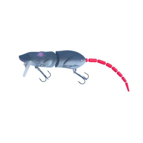 Rat Lure, Segmented, Dark Grey Red Tail, Shop Today. Get it Tomorrow!