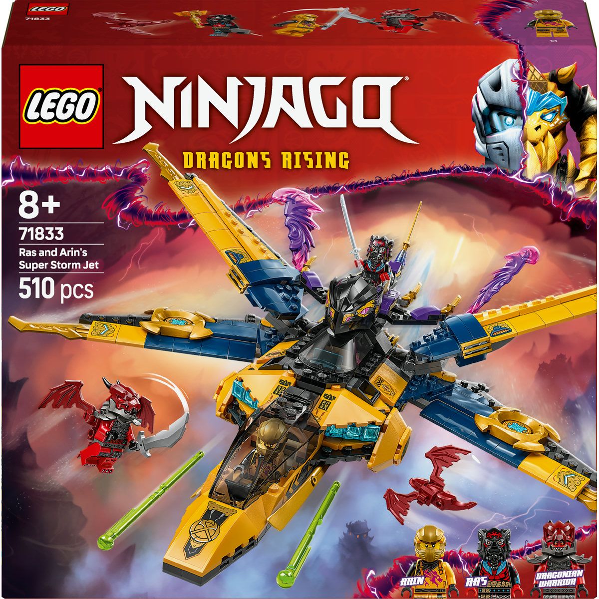 LEGO® NINJAGO® Ras and Arin's Super Storm Jet Toy 71833 | Shop