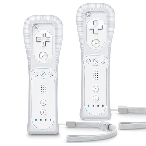 2 Pack Wii Remote Controller with Wrist Strap Compatible with Nintendo Wii
