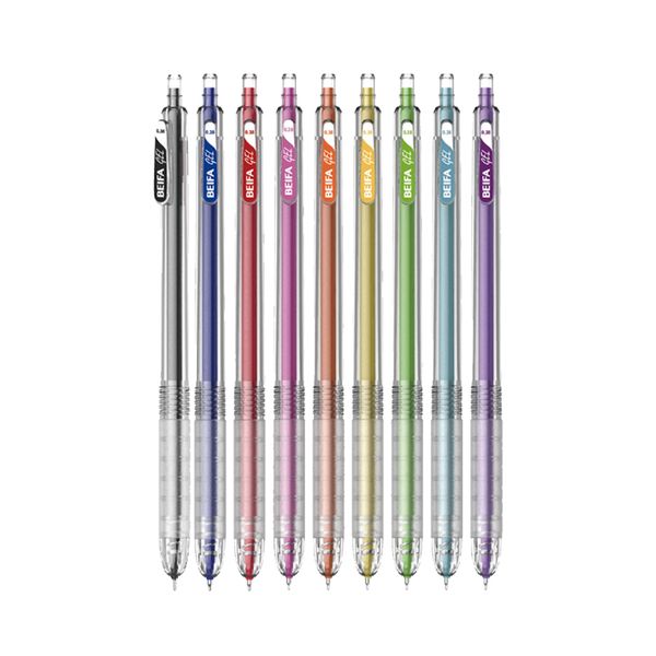 8 Assorted Colors Gel Ink Pen-126 Pens Comes With A Display Stand