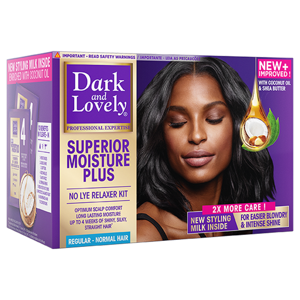Dark and Lovely - Superior Moisture Plus Relaxer Kit for Regular Hair