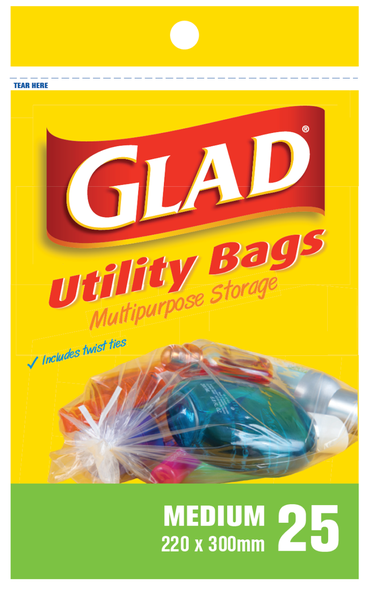 GLAD Utility Bags 25`s