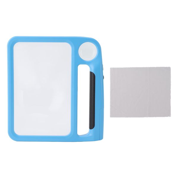 GDwhale 5X/10X Rechargeable LED Magnifying Glass Blue