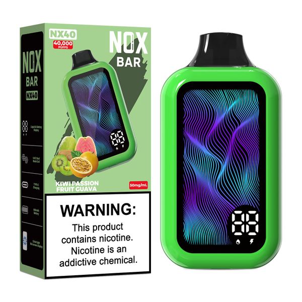 NX 40k Puffs Disposable Kiwi PassionFruit Guava 50mg