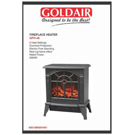 Fireplace Heater GFH-46 (Goldair) | Shop Today. Get it Tomorrow! |  takealot.com