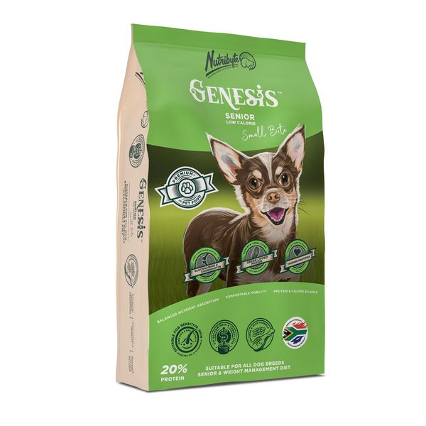 Nutribyte - Genesis - Low Calorie Small Bite Senior - Dog Food - 1.5kg