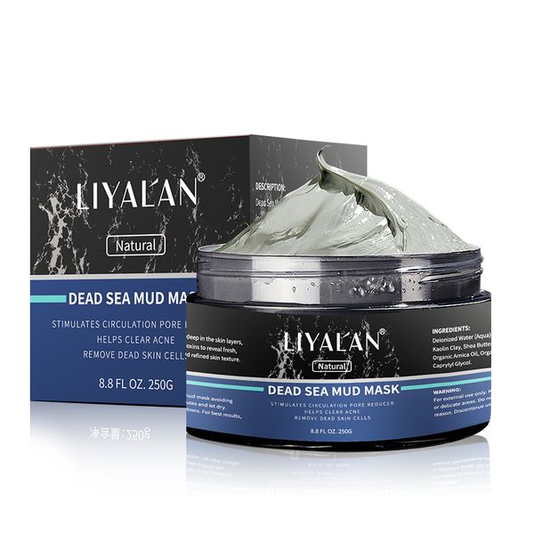 Liyalan Facial Dead Sea Clay Mud Black Mask