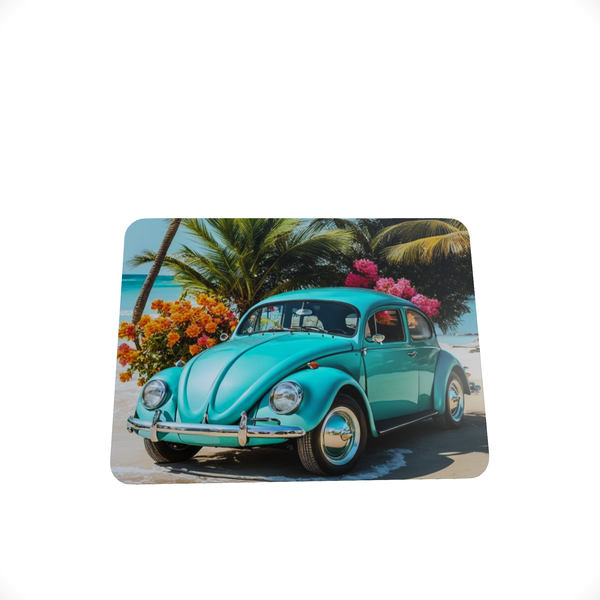 Light Blue VW Beetle D-Mouse Pad