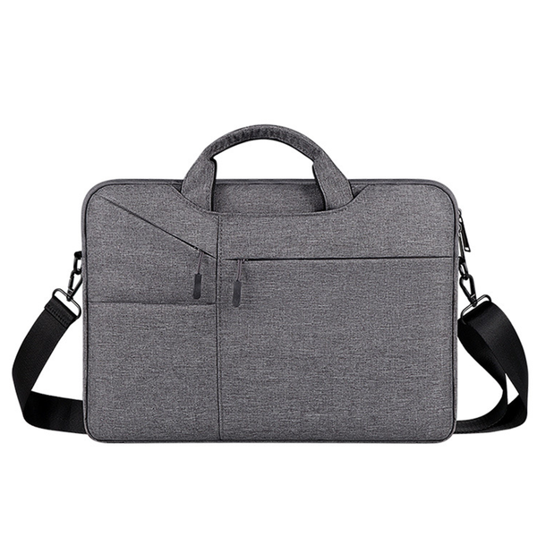 14.1-15.4" Padded Durable Laptop Shoulder Bag with Handle Waterproof