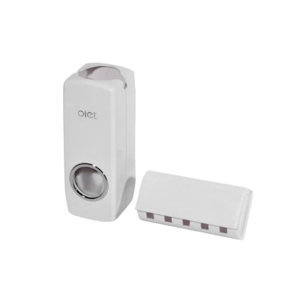 Automatic Toothpaste Dispenser and Toothbrush Holder