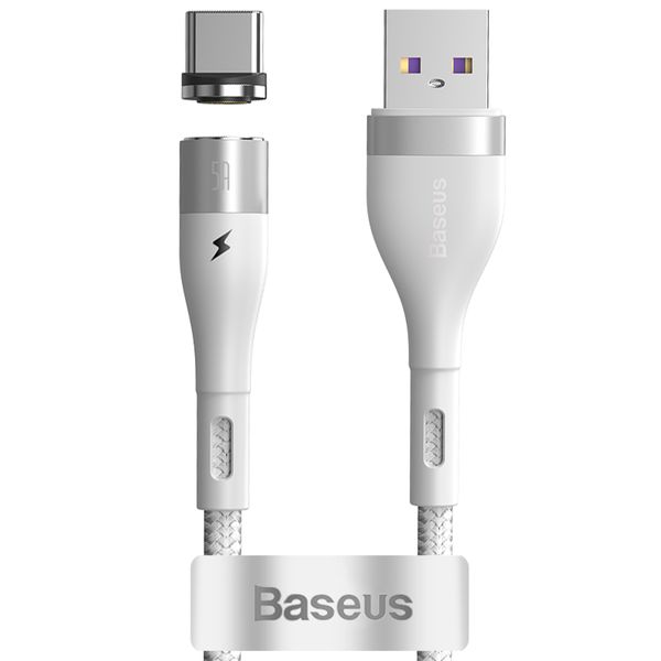 Baseus 5A - 1m Magnetic USB Type-A to USB Type-C Cable