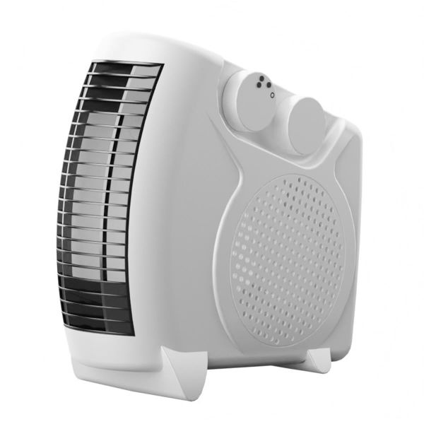 Thermo Fan Heater Electric Heater with 2 Heat Settings 600W