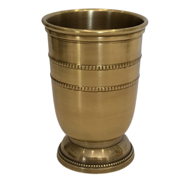 EMBILLER - waste bin - beaded brass