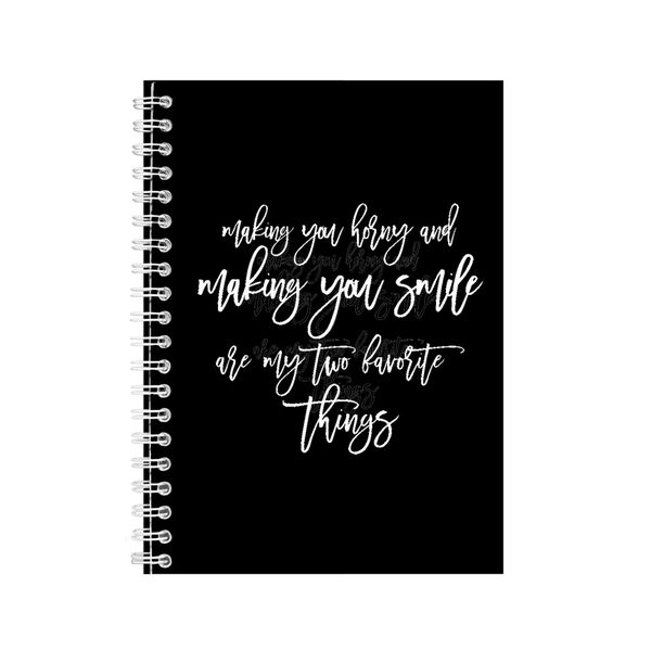 2 Favourite A5 Notebook Spiral Lined Motivational Saying Graphic Notepad139