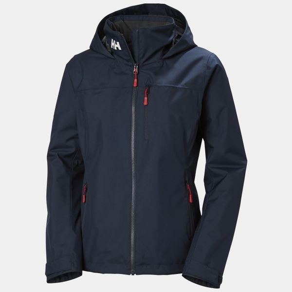 Helly Hansen Women's Crew Hooded Midlayer Sailing Jacket 2.0 - Navy
