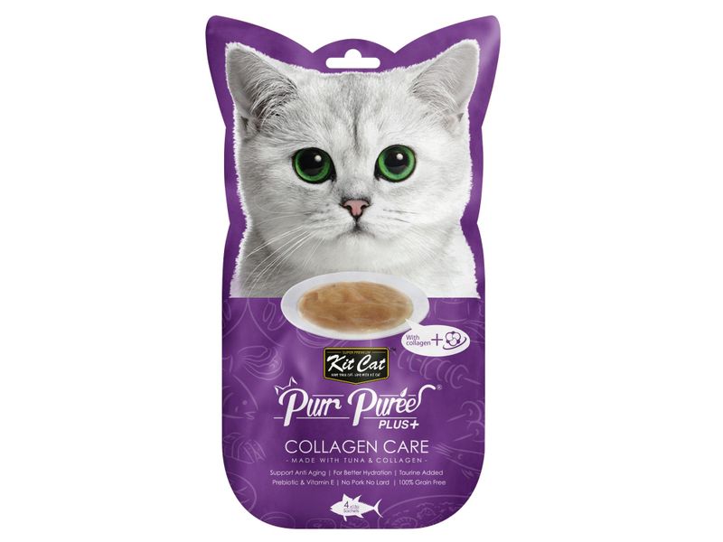 Kit Cat PurrPureePlus+ Collagen Care Tuna