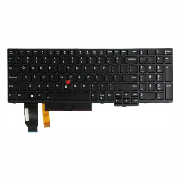 Replacement Keyboard for Lenovo Thinkpad E580 E590 P52 P52 P72 P73- Backlit
