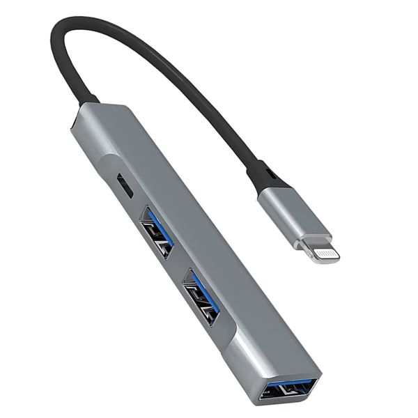 4 In 1 Multifunctional Lightning To USB 3.0 &amp; Lightning Port Charging Hub