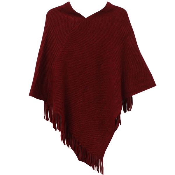 Blackcherry Tonal Poncho