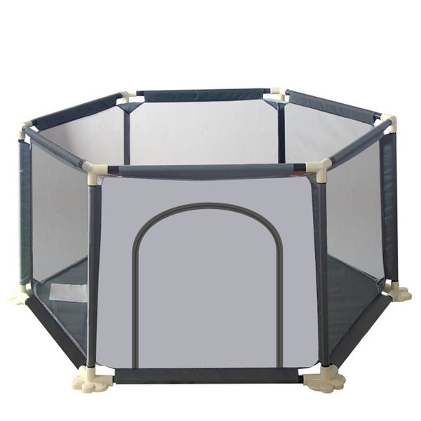 Baby Ball Pool Safety Fence with 50 Balls - Grey